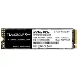 Team Group MP33 PRO M.2 2280 2TB PCIe 3.0 x4 with NVMe 1.3 3D NAND Internal Solid State Drive (SSD) TM8FPD002T0C101