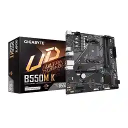 GIGABYTE B550M K AM4 AMD B550 Micro-ATX Motherboard with Dual M.2, SATA 6Gb/s, USB 3.2 Gen 1, Realtek GbE LAN, PCIe 4.0