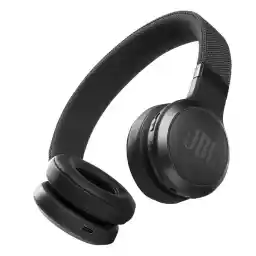 JBL Live 460NC wireless on-ear Noise Cancelling headphones with 50H battery, microphone for calls, lightweight and comfortable, and Alexa Built-in (Optimized for Android), iOS compatible (Black)