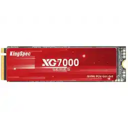 KingSpec XG 7000 4TB M.2 2280 PCIe Gen 4.0x4 NVME 1.4 Speed up to 7400MB/s Write Speed Up to 6600MB/s Internal Solid State Drive for PS5 PC Desktop Laptop Game-Player Non-Heatsink