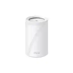 TP-Link Tri-Band WiFi 7 BE10000 Whole Home Mesh System (Deco BE63) | 6-Stream 10 Gbps | 4 × 2.5G Ports Wired Backhaul, 4× Smart Internal Antennas | VPN, AI-Roaming, MU-MIMO, HomeShield (1-Pack)