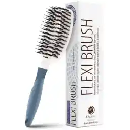 Boar Bristle Detangling Brush - Great for Thick, Dry, Curly or Straight Hair, Adults and Kids. Travel-Friendly Hair Detangler for Women.