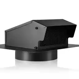 Roof Vent Cap 8 Inch,Roof Vents Cover Galvanized Steel Bathroom 8 Roof Exhaust Vent for Ventilation System-with Damper, Rainproof and Snowproof