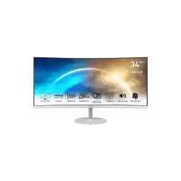 MSI Pro MP341CQW 34" UWQHD 3440 x 1440 (2K) 100 Hz 1ms (MPRT) / 4ms (GTG) Built-in Speakers Curved monitor