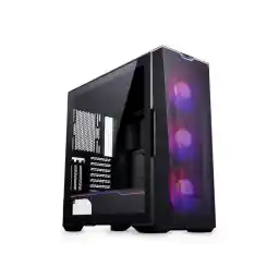 Phanteks Eclipse G500A DRGB, High Performance Mid-Tower Case, Mesh Front Panel, Integrated D/A-RGB Lighting, Tempered Glass Window, 3x M25-140 D-RGB Fans, Black