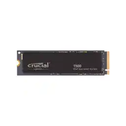 Crucial T500 2TB Gen4 NVMe M.2 Internal Gaming SSD, Up to 7400MB/s, laptop & desktop Compatible + 1mo Adobe CC All Apps - CT2000T500SSD8