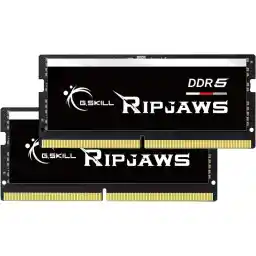 G.SKILL Ripjaws SO-DIMM 32GB (2 x 16GB) 262-Pin DDR5 SO-DIMM DDR5 4800 (PC4 38400) Laptop Memory Model F5-4800S4039A16GX2-RS