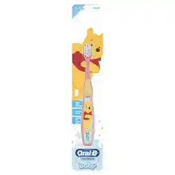Oral-B Baby Toothbrush Featuring Disney's Pooh, Baby Soft Bristles, 0-3 Years, 1 Count