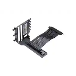 Phanteks Gen4 Vertical GPU Bracket, 220mm Flat Line PCI-E Gen4 x16 Riser Cable Kit, Black