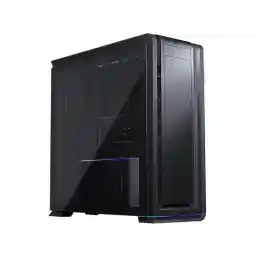 Phanteks Enthoo 719 High Performance Full Tower - Tempered Glass, Aluminum Panel, Dual System/PSU Support, Massive Storage, Fan Hub, Digital RGB Lighting - Satin Black