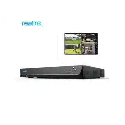 REOLINK 36 Channel 12MP PoE NVR Video Recorder, Capacity Up to 48TB Supports 6K 4K 5MP 4MP PoE/WiFi Cameras, Alarm In/Out 2-Way Audio