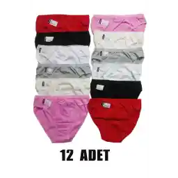 Tutku Kadın Bikini Külot Renk Paketi 6 Adet