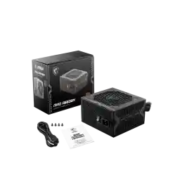 MSI MAG A650BN, Non-Modular Compact 650W Power Supply, 80+ Bronze, Low-Noise Fan, Active PFC Design, 5 Year Warranty