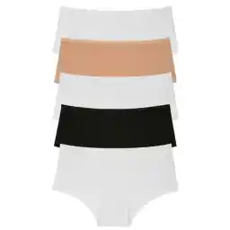 Nicoletta Kadın Külot 5 Li Paket Yüksek Bel Pamuklu Likrali Mıxcolor