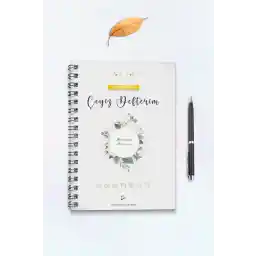 Lotus Çeyiz Defteri, Düğün Planlayıcı, Çeyiz Listesi, Çeyiz, Söz, Nişan, Kına, Balayı, Spiralli, 44 Sayfa