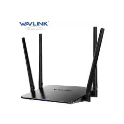 WAVLINK Wireless Router 1200Mbps, 5GHz+2.4GHz Dual Band WiFi 5 Router with 4x5dBi Antennas, 10/100Mbps WAN/LAN, Supports Router/AP/Repeater Mode, Beamforming Tech
