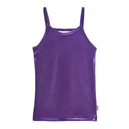 Made in USA Girls Cami Spaghetti Strap Tee Tshirt Fun Colorful Metallic Shiny Mermain Print Tank Top f