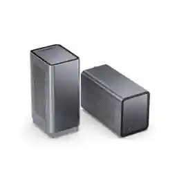 JONSBO N1 Mini-ITX NAS Chassis, ITX Computer Case, 5+1 Disk Bays NAS Mini Aluminum with Steel Plate Case, Built-in 14cm Fan, Only SFX Power Bite, Support H 70mm CPU Cooler