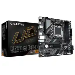 GIGABYTE B650M D3HP AM5 LGA 1718 AMD B650 M-ATX Motherboard with 5-Year Warranty, DDR5, 2x PCIe 4.0 M.2, PCIe 4.0, USB 3.2 Gen2 Type-C, 2.5GbE LAN