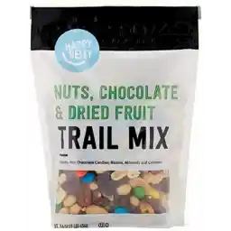 Amazon Brand - Happy Belly Nuts, Chocolate & Dried Fruit, Trail Mix, 1 pound (Pack of 1)