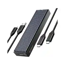ORICO M.2 NVMe SATA SSD Enclosure, USB 3.1 Gen 2 (10 Gbps) to NVMe PCI-E M.2 SSD Case Support UASP for NVMe SSD Size 2230/2242/2260/2280 (M.2 NVMe/SATA)