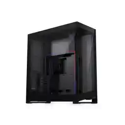 Phanteks NV7, Showcase Full-Tower Chassis, High Airflow Performance, Integrated D/A-RGB Lighting, Seamless Tempered Glass Design, 12 Fan Positions, Black