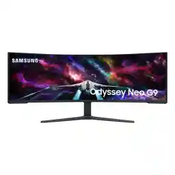 SAMSUNG 57" Odyssey Neo G9 (G95NC) Series Dual 4K UHD 1000R Curved Gaming Monitor, 240Hz, 1ms with DisplayPort 2.1, Quantum Mini-LED, DisplayHDR 1000, AMD FreeSync Premium Pro, LS57CG952NNXZA