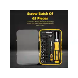 Deli 65-in-1 Precision Screwdriver Set Small Precision Magnetic Tiny Screwdriver Bit Kit mini built-in box