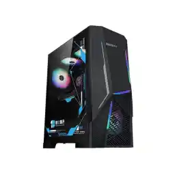 IPASON Gaming Desktop, Ryzen 7 5700X, NVIDIA RTX4060,32GB DDR4 RAM, 1TB M.2 NVMe SSD ,Windows 11 home,WIFI, Liquid Cooler, ARGB Fans , Pc for Gaming DesignOffice , Prebuilt Gaming Pc