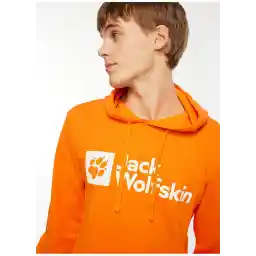 Turuncu Erkek Kapüşon Yaka Sweatshirt Arthur Hoody