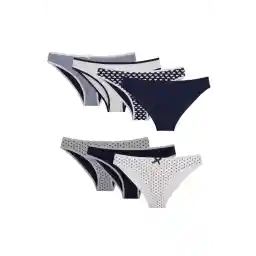 Nicoletta Kadın Külot 7 Li Paket Likralı Somon