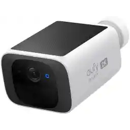 eufy Security S220 SoloCam, Solar Security Camera, Wireless Outdoor Camera, Continuous Power, 2K Resolution, Wireless, 2.4 GHz Wi-Fi, No Monthly Fee, HomeBase 3 Compatible