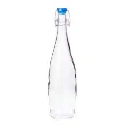 Borgonovo Indro Bottle with Lid, Glass, 1 Liter, Glass