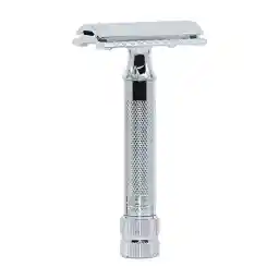 Merkur Mk34c Double Edge Razor with Heavy Duty Short Handle
