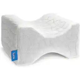 Luna Orthopedic Knee Pillow | Memory Foam - Side Sleeper Pillow for Hip Pain & Lower Back Pain Relief | Post Surgery Pillow, Sciatica Pain Relief Pillow for Adults | Knee Surgery Gifts