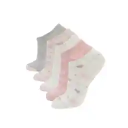 Defacto Kız Çocuk 5'li Pamuklu Patik Çorap K6526a621sp