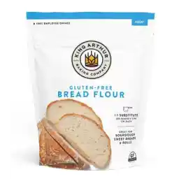 King Arthur Gluten Free Bread Flour: 1:1 Replacement for Yeasted Recipes - 2 lbs of Premium GF Flour for Artisan Boules, Bagels, Cinnamon Rolls & Burger Buns - Sorghum & Xanthan Gum