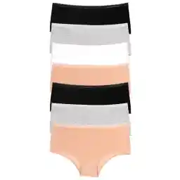 Nicoletta Kadın Külot Yuksek Bel 7 Li Paket Likralı Mıxcolor