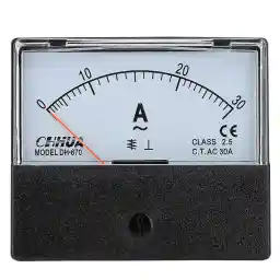 Ammeter DH-670 AC0-30A Analog Amp Meter Gauge Rectangle Panel Meter Current Tester