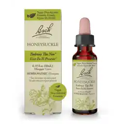 Bach Original Flower Remedies, Honeysuckle (Non-Alcohol Formula) - Embrace The Now - Natural Homeopathic Flower Essence for Emotional Balance - Vegan, Gluten Free, Sugar Free - 10mL Dropper