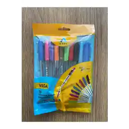 Adel Tükenmez Kalem Vega Karışık Renkli Kalem 10 Lu 000006
