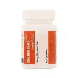 قرص زینک گلوکونات 30 میلی گرم بسته 60 عددی | کارن