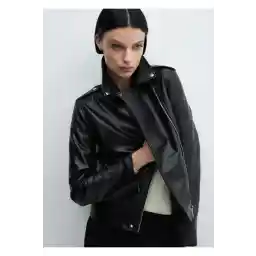 MANGO Deri görünümlü biker ceket MANGO Deri görünümlü biker ceket