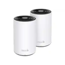 TP-Link Deco AXE5400 Tri-Band WiFi 6E Mesh System (Deco XE75 Pro) - 2.5G WAN/LAN Port, Covers up to 5500 Sq.Ft, Replaces WiFi Router and Extender, AI-Driven Mesh, New 6GHz Band, 2-Pack
