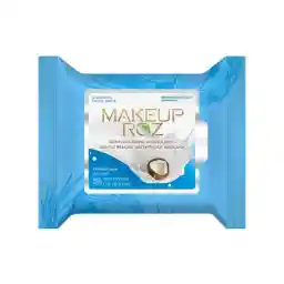 دستمال مرطوب پاک کننده آرایش میکاپ رز مدل نارگیل بسته 25 عددی