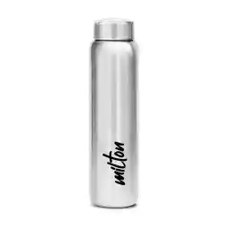 Milton Stainless Steel Water Bottle, 950 ml, Assorted Colors | Leak Proof | Office, Gym, Home, Kitchen, Hiking, Treking and Travel Bottle