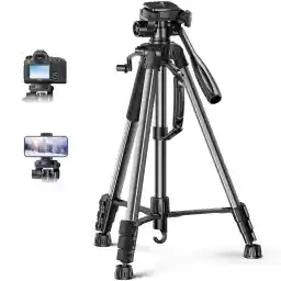 UGREEN Camera Tripod Stand 69''/175cm Heavy Duty Stand Adjustable Professional Tripod Holder for iPhone Video Recording Compatible with Camera & Phone DSLR/SLR Canon EOS R8/R7/R6 Sony ZV 1F ZV E10