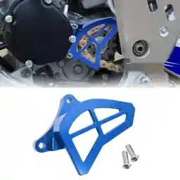 Canitu Front Sprocket Guard Cover,CNC Billet Aluminum Engine Sprocket Cover Engine Case Saver Guard Protector Crankcase Protection for Yamaha YZ125 1993-2004 (Blue)