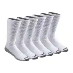 Dickies Men's Dri-Tech Moisture Control Boot-Length Socks, 6 & 12 Pairs, Sizes L-XL