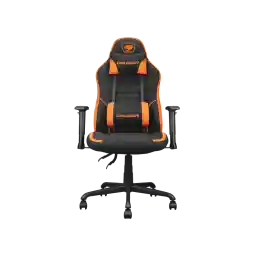COUGAR Fusion S, Medium Size Gaming Chair with Built-in 3D Curved Lumbar Support, PVC Faux Leather